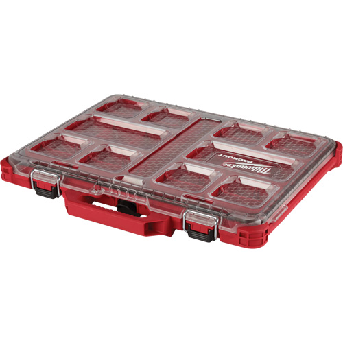 Packout Low-Profile Organizer, 19-3/4" x 16-2/5" x 2-1/2", Black/Red Nia-Chem Ltd.