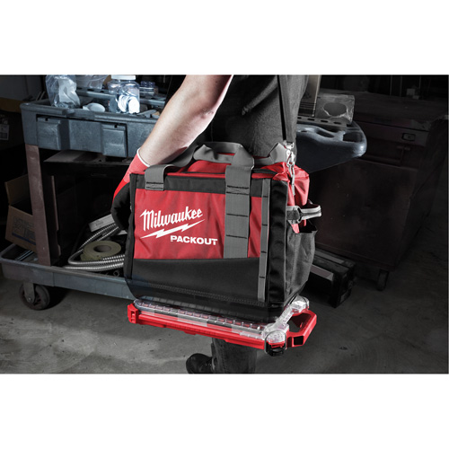 Packout Compact Low-Profile Organizer, 16-2/5" x 9-3/4" x 2-1/2", Black/Red Nia-Chem Ltd.