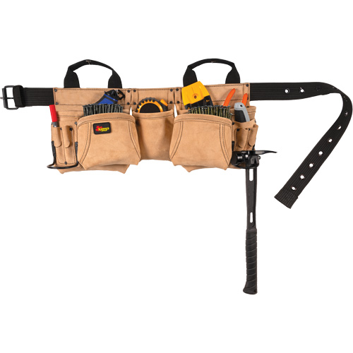Ceinture &agrave; outils pour menuisier, Cuir, Havane Nia-Chem Ltd.