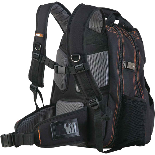 Arsenal&reg; 5843 Tool Backpack, 13-1/2" L x 8-1/2" W, Black, Polyester Nia-Chem Ltd.