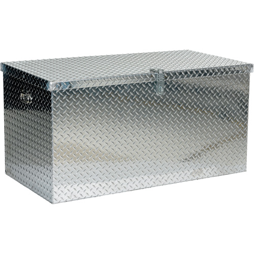 Aluminum Treadplate Portable Tool Box, 25-1/16" D x 49-1/4" W x 24" H, Silver Nia-Chem Ltd.