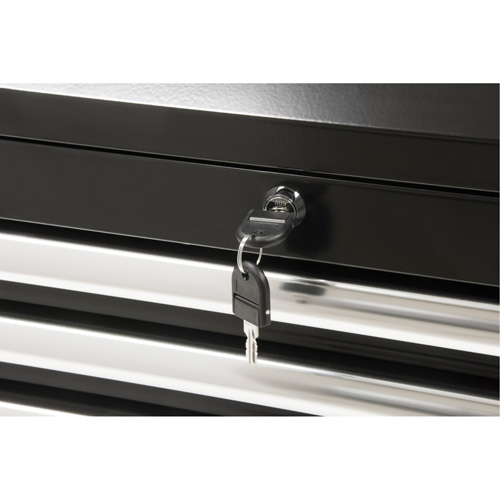 Coffre &agrave; outils industriel, 26" la, 4 tiroirs, Noir Nia-Chem Ltd.