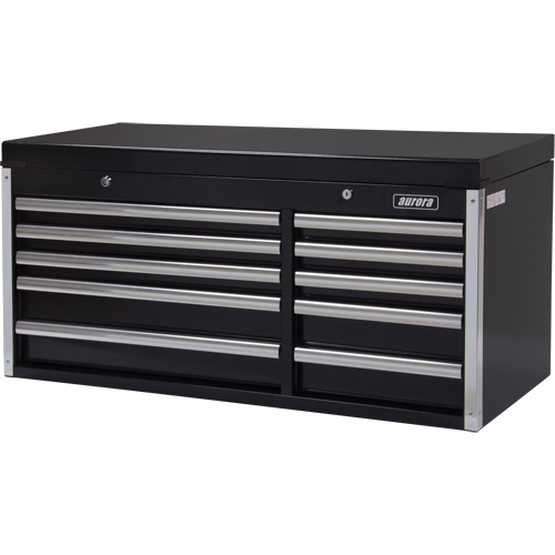 Coffre &agrave; outils industriel, 41" la, 10 tiroirs, Noir Nia-Chem Ltd.