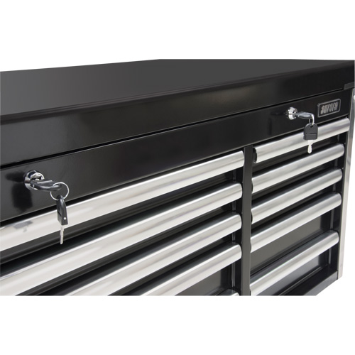 Coffre &agrave; outils industriel, 41" la, 10 tiroirs, Noir Nia-Chem Ltd.