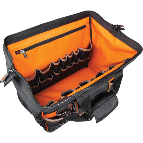 Sac &agrave; outils avec grande ouverture Tradesman Pro, Nylon balistique, 42 pochettes, Noir Nia-Chem Ltd.