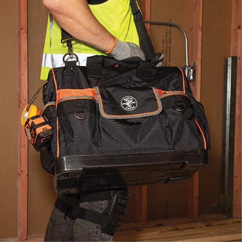 Sac &agrave; outils avec grande ouverture Tradesman Pro, Nylon balistique, 42 pochettes, Noir Nia-Chem Ltd.