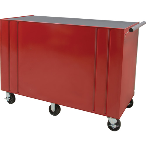 Chariot &agrave; outils industriel, 12 tiroirs, 56" la x 24-1/2" p x 38-1/8" h, Rouge Nia-Chem Ltd.