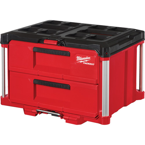 Packout 2-Drawer Tool Box, 16-1/3" x 14-1/3" x 22-1/5", Red Nia-Chem Ltd.