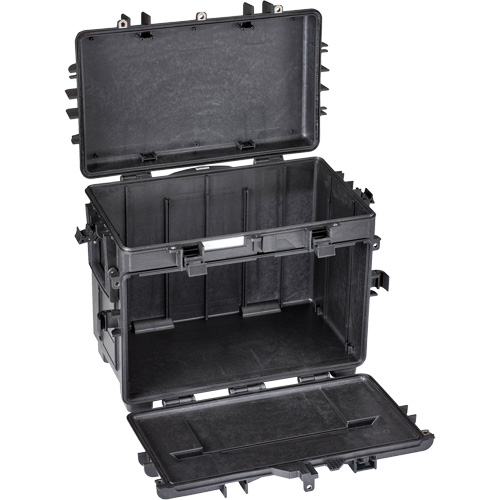 Coffre &agrave; outils militaire mobile avec tiroirs, 22-4/5" la x 15" p x 18" h, Noir Nia-Chem Ltd.