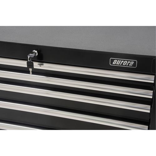 Chariot &agrave; outils industriel, 6 tiroirs, 39" la x 20-4/5" p x 38-1/2" h, Noir Nia-Chem Ltd.