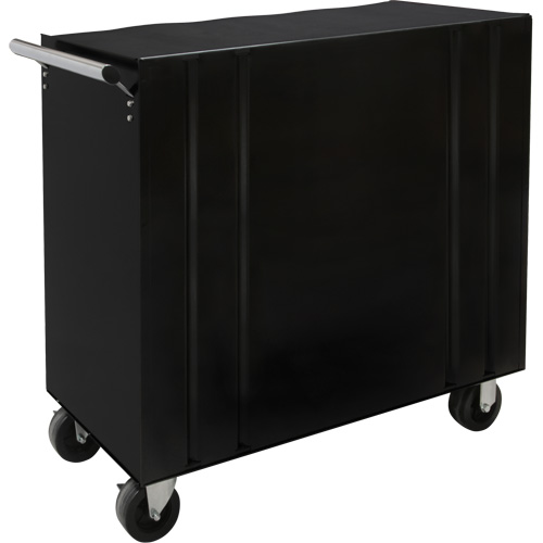 Chariot &agrave; outils industriel, 8 tiroirs, 44-3/10" la x 21-1/10" p x 36-7/10" h, Noir Nia-Chem Ltd.