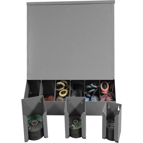 Distributeur aliment&eacute; par gravit&eacute; avec couvercle Nia-Chem Ltd.