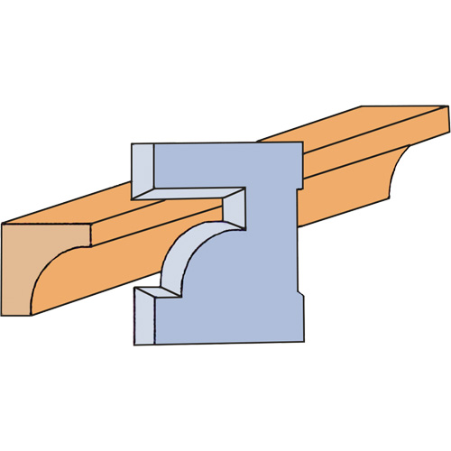 Jeu de couteaux pour moulage en forme d'anse Nia-Chem Ltd.