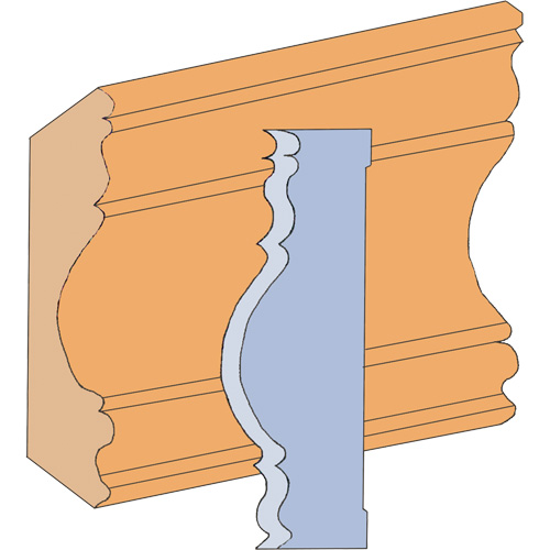 Large Cove Moulding Cutter Set Nia-Chem Ltd.