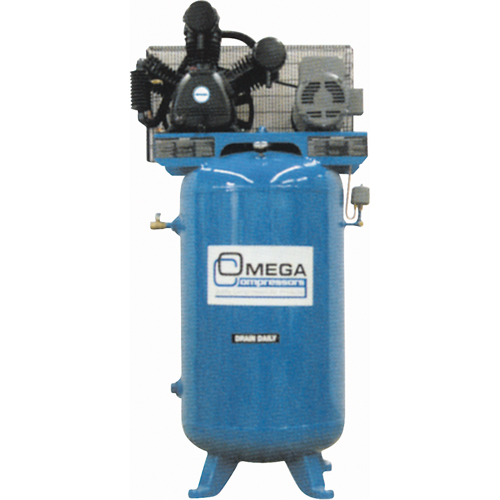 Industrial Series Air Compressors - Vertical Compressors - Two Stage, 66.6 Gal. (80 US Gal) Nia-Chem Ltd.