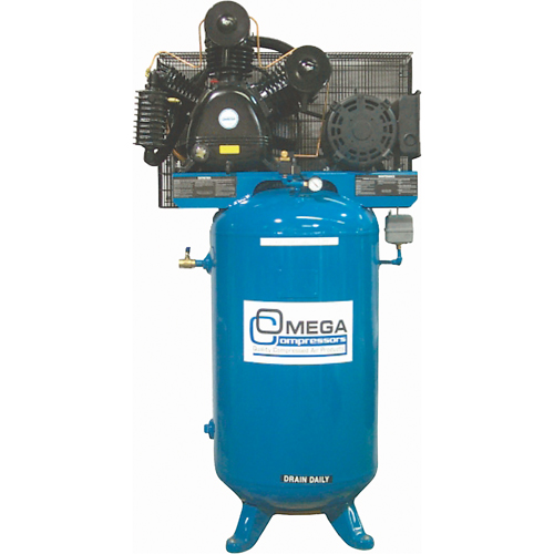 Industrial Series Air Compressors - Vertical Compressors - Two Stage, 66.6 Gal. (80 US Gal) Nia-Chem Ltd.