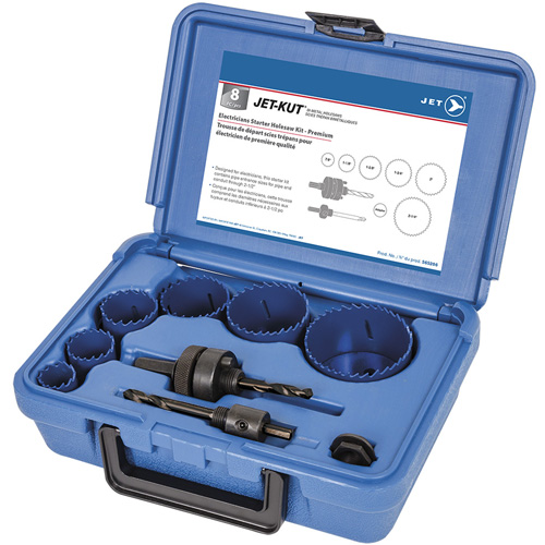 Coffret de scies-cloches haut de gamme pour &eacute;lectriciens, 8 morcea Nia-Chem Ltd.
