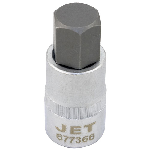 Bit Socket, Hex, 14 mm x 2" L, 1/2" Drive Nia-Chem Ltd.