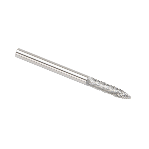 CLEVELAND Solid Carbide Burrs - Tree Shape Pointed End, SG-44, 3 mm Dia., 1/8" Shank Nia-Chem Ltd.