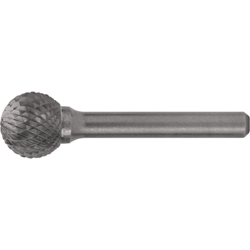 Fraises au carbure solide - Forme sph&eacute;rique, 1/4" dia., 1/4" Tige Nia-Chem Ltd.