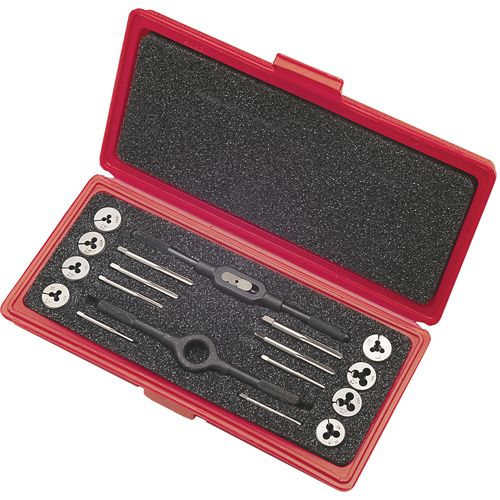 Tap & Die Sets with Production Hand Taps and Carbon Steel Round Adjustable Dies, 8 Pieces Nia-Chem Ltd.