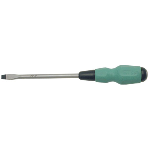 Tournevis &agrave; fente TORQUE DRIVE, Tige de #4, Ronde, 4" lo, Prise en Coussin&eacute;e Nia-Chem Ltd.