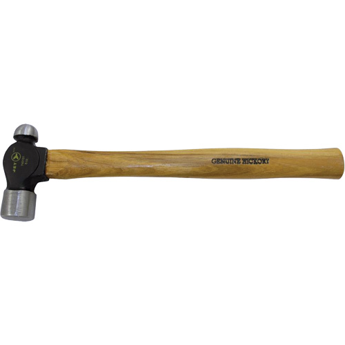 Heavy-Duty Hickory Handle Ball Pein Hammer, 24 oz. Head Weight, Plain Face, Wood Handle Nia-Chem Ltd.