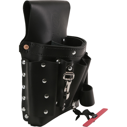 Extra-Capacity Tool Pouches, Multiple Tool Holder, Leather, 8 Pockets Nia-Chem Ltd.