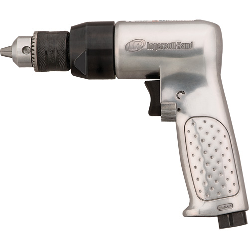 Reversible Air Drill, 4 CFM, 1/4" NPTF, 93 dBA, 3/8" Chuck, Keyed Nia-Chem Ltd.