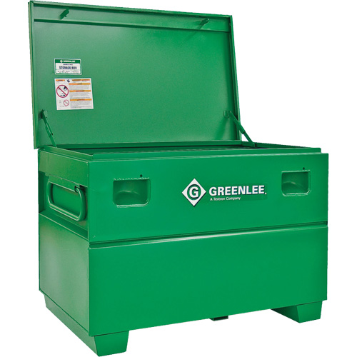 Coffre de chantier, 48" x 30" x 30", Acier, Vert Nia-Chem Ltd.