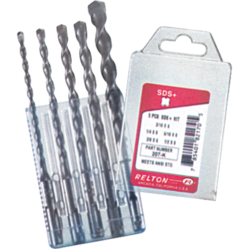 SDS+ Drill Sets, 5 Pieces, Alloy Steel Nia-Chem Ltd.