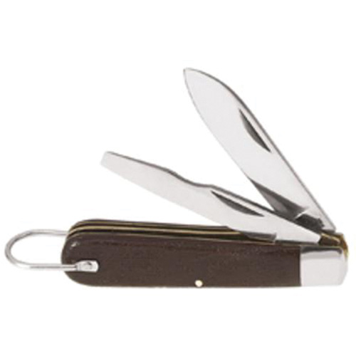 2-Blade Pocket Knife, 2-1/2" Blade, Carbon Steel Blade, Plastic Handle Nia-Chem Ltd.