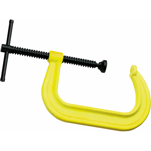 Serre-joint en C de s&eacute;curit&eacute; haute visibilit&eacute;, Capacit&eacute; de , Profondeur de gorge de 4-1/8" (105 mm) Nia-Chem Ltd.