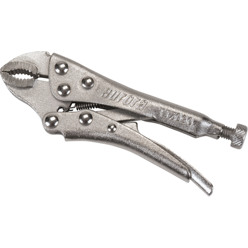 Locking Pliers with Wire Cutter, 4" Length, Curved Jaw Nia-Chem Ltd.