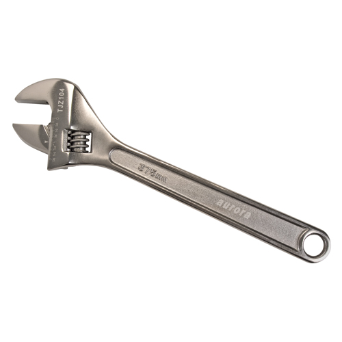 Adjustable Wrench, 15" L, 1-3/4" Max Width, Black Nia-Chem Ltd.