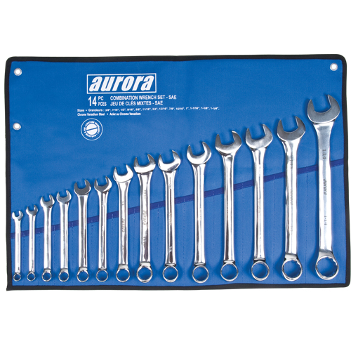 Wrench Set, Combination, 14 Pieces, Imperial Nia-Chem Ltd.