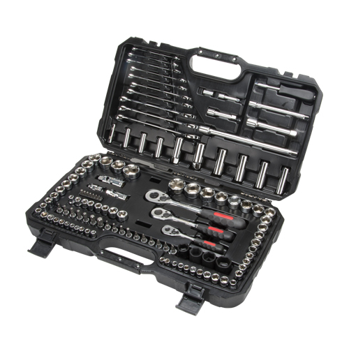 1/4", 3/8" & 1/2" Drive SAE/Metric Socket & Wrench Set, 120 Pcs, Deep Nia-Chem Ltd.