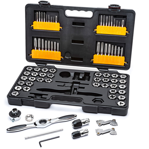 SAE/Metric Ratcheting Tap & Die Set, 77 Pieces Nia-Chem Ltd.