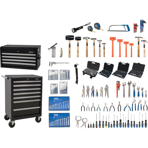 Master Tool Set with Steel Chest and Cart, 236 Pieces Nia-Chem Ltd.