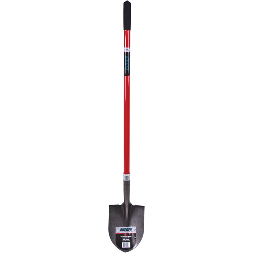 Heavy-Duty Round Point Shovel, Carbon Steel Blade, Fibreglass, Straight Handle Nia-Chem Ltd.