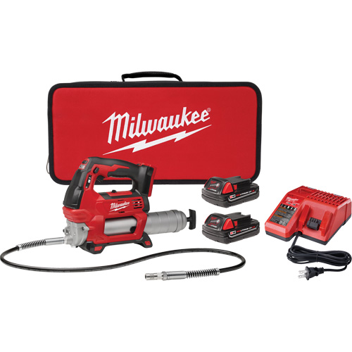 M18 Cordless 2-Speed Grease Gun Kit, Lithium-Ion, 18 V Nia-Chem Ltd.