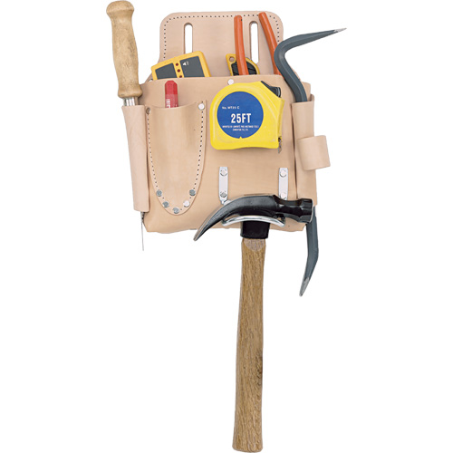Drywall Tool Pouch, Tool Holder, Leather, 7 Pockets Nia-Chem Ltd.