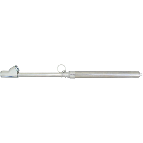 Manom&egrave;tres pour roues jumel&eacute;es- Manometres pour pneus a buse jumelee droite (Tige en nylon) Nia-Chem Ltd.