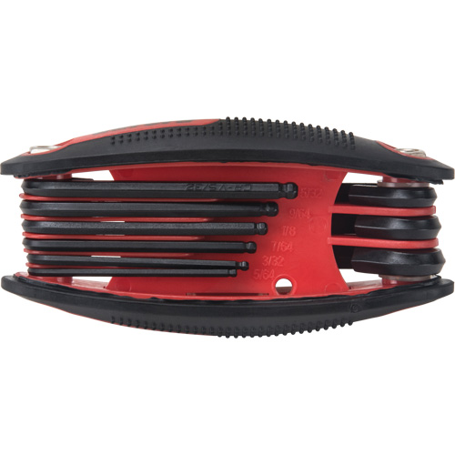 Ball End Fold-Up Hex Key Set, 9 Pcs., Imperial Nia-Chem Ltd.