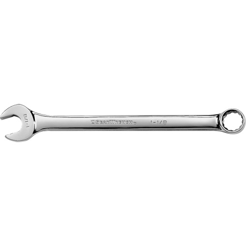 Long Pattern Combination Wrench, 12 Point, 1-1/8", Chrome Finish Nia-Chem Ltd.