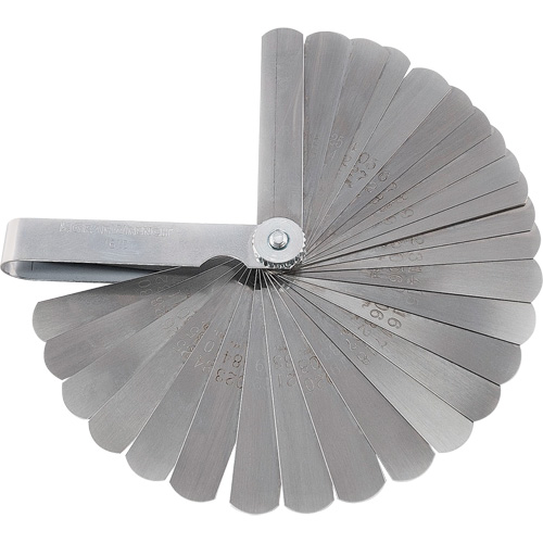 Jauge d&eacute;paisseur SAE/m&eacute;trique de luxe 32 lames Nia-Chem Ltd.