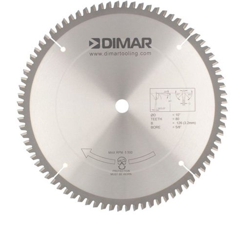Contractor Saw Blades, 10", 80 Teeth, Non-Ferrous Use Nia-Chem Ltd.