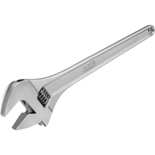 Adjustable Wrench, 6" L, 3/4" Max Width, Chrome Nia-Chem Ltd.