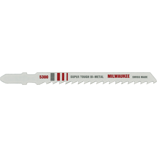 Lame de scie sauteuse, Bim&eacute;tal, Tige en T, 4" lo, 6 dents par pouce Nia-Chem Ltd.
