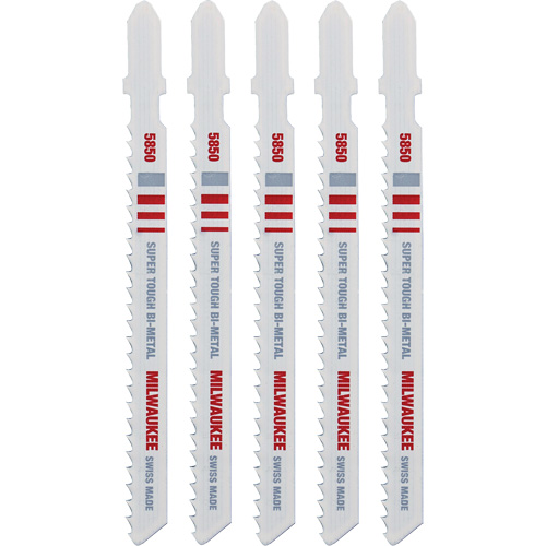 Lame de scie sauteuse, Bim&eacute;tal, Tige en T, 4" lo, 8 dents par pouce Nia-Chem Ltd.